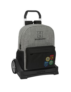 Trolley per la Scuola Harry Potter House of champions Nero Grigio 32 x 43 x 14 cm da Harry Potter, Zainetti per bambini - Ref...