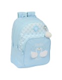 Cartable Glow Lab Cisnes Bleu 32 x 42 x 15 cm | Tienda24 Tienda24.eu