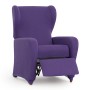 Funda para sillón con pies separados Eysa ULISES Morado 90 x 100 x 75 cm de Eysa, Sillones - Ref: D1606083, Precio: 46,26 €, ...