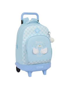 Mochila Escolar con Ruedas Trolls Rosa 33 x 42 x 14 cm | Tienda24 Tienda24.eu