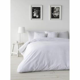 Housse de Couette Naturals Lino Blanc de Naturals, Couettes et housses de couette - Réf : S2803426, Prix : 33,94 €, Remise : %