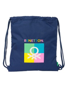 Zainetto con Cordini Benetton Cool Blu Marino 35 x 40 x 1 cm da Benetton, Cartelle - Ref: S4309954, Precio: 13,95 €, Descuent...