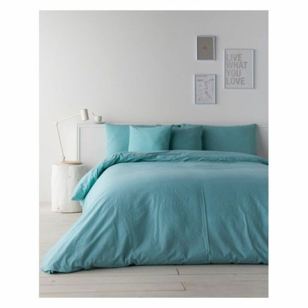 Housse de Couette Naturals Lino Vert de Naturals, Couettes et housses de couette - Réf : S2803451, Prix : 33,38 €, Remise : %