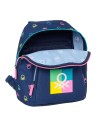 Mochila Benetton Cool Mini Azul Marinho 25 x 30 x 13 cm | Tienda24 Tienda24.eu