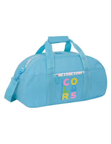 Sports bag Benetton Spring Sky blue 50 x 26 x 20 cm | Tienda24 Tienda24.eu