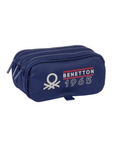 Portaoggetti Triplo Benetton Varsity Grigio Blu Marino 21,5 x 10 x 8 cm da Benetton, Porta penne - Ref: S4310032, Precio: 11,...