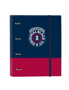 Ring binder Benetton Corazones Navy Blue A4 (26.5 x 33 x 4 cm) (25 mm) | Tienda24 Tienda24.eu