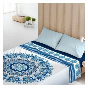 Top sheet Costura Greek Indigo by Costura, Sheets and pillowcases - Ref: S2803608, Price: 21,25 €, Discount: %