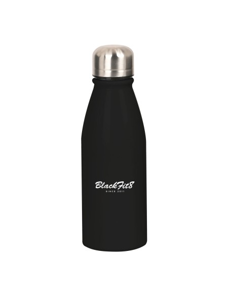 Bouteille d'eau BlackFit8 Noir Gris 500 ml | Tienda24 Tienda24.eu