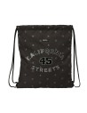 Rucksacktasche mit Bändern Safta California Schwarz 35 x 40 x 1 cm | Tienda24 Tienda24.eu