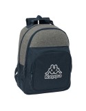 Mochila Escolar Kappa Dark navy Cinzento Azul Marinho 32 x 42 x 15 cm | Tienda24 Tienda24.eu