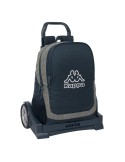 Cartable à roulettes Kappa Dark navy Gris Blue marine 32 x 44 x 16 cm | Tienda24 Tienda24.eu