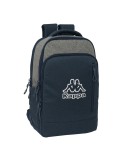 Sacoche pour Portable Kappa Dark Navi Gris Blue marine 29 x 44 x 15 cm | Tienda24 Tienda24.eu