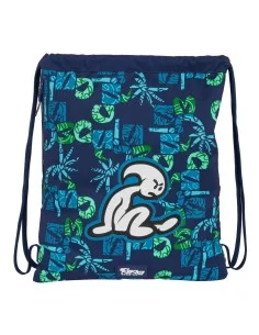 Backpack with Strings El Niño Glassy Navy Blue 35 x 40 x 1 cm by El Niño, School Bags - Ref: S4310190, Price: 11,14 €, Discou...