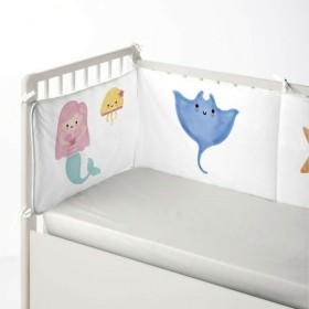 Cot protector Cool Kids Mermaid (60 x 60 x 60 + 40 cm) by Cool Kids, Bed accessories - Ref: S2804212, Price: 17,46 €, Discoun...