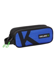 Zweifaches Mehrzweck-Etui Kelme Royal Blau Schwarz 21 x 8 x 6 cm von Kelme, Federmäppchen - Ref: S4310213, Preis: 8,29 €, Rab...