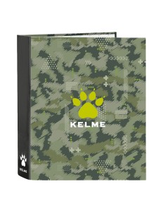 Carpeta de anillas Kelme Travel Negro Verde A4 27 x 33 x 6 cm de Kelme, Archivadores - Ref: S4310228, Precio: 5,99 €, Descuen...