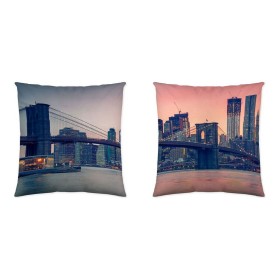 Cushion cover Naturals BROOKLIN BRIDGE 1 Piece 50 x 50 cm by Naturals, Cushion Covers - Ref: S2804789, Price: 9,68 €, Discoun...