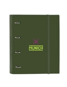 Carpeta de anillas Munich Bright khaki Verde 27 x 32 x 3.5 cm de Munich, Archivadores - Ref: S4310288, Precio: 10,59 €, Descu...