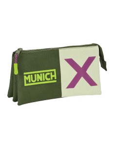 Portaoggetti Triplo Munich Bright khaki Verde 22 x 12 x 3 cm da Munich, Porta penne - Ref: S4310289, Precio: 8,32 €, Descuent...