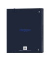 Ring binder Kappa Blue night Navy Blue 27 x 32 x 3.5 cm | Tienda24 Tienda24.eu