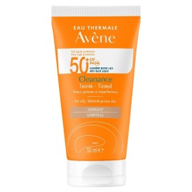 Protector Solar con Color Avene Cleanance SPF 50+ 