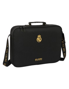 Borsa per la scuola Real Madrid C.F. Nero 38 x 28 x 6 cm da Real Madrid C.F., Zainetti per bambini - Ref: S4310328, Precio: €...