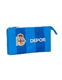 Portatodo Triple R. C. Deportivo de La Coruña Azul 22 x 12 x 3 cm | Tienda24 Tienda24.eu