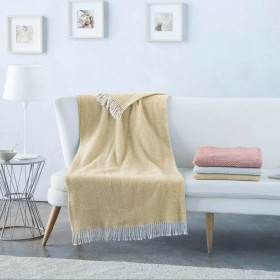 Couverture Naturals Ocre (130 x 170 cm) de Naturals, Couvertures et couvre-lits - Réf : S2806136, Prix : 18,28 €, Remise : %