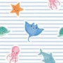 Funda Nórdica Cool Kids Ocean Cama de 105/110 (180 x 220 cm) de Cool Kids, Edredones y fundas para edredón - Ref: S2806423, P...