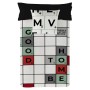 Bettdeckenbezug Naturals Scrabble King size (260 x 220 cm) | Tienda24 - Global Online Shop Tienda24.eu