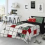 Bettdeckenbezug Naturals Scrabble King size (260 x 220 cm) von Naturals, Bettdecken und Bettdeckenbezüge - Ref: S2806483, Pre...