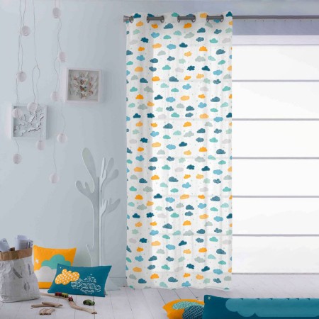 Cortina Cool Kids Clouds (140 x 260 cm) de Cool Kids, Cortinas - Ref: S2806495, Precio: 18,82 €, Descuento: %