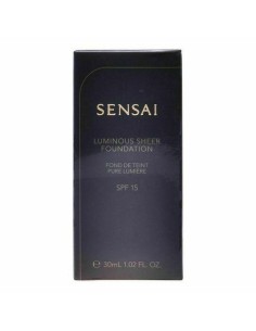 Base de Maquilhagem Fluida Lawless Satin Foundation Sensai 103-Sand beige (30 ml) | Tienda24 Tienda24.eu