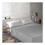 Top sheet Naturals Grey 210 x 270 cm (Double) by Naturals, Sheets and pillowcases - Ref: S2806637, Price: 18,88 €, Discount: %