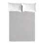 Top sheet Naturals Grey 210 x 270 cm (Double) by Naturals, Sheets and pillowcases - Ref: S2806637, Price: 18,88 €, Discount: %