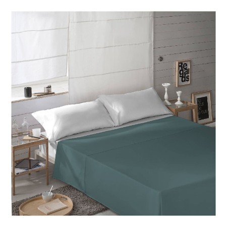 Drap Naturals Vert 180 x 270 cm de Naturals, Draps et taies d'oreiller - Réf : S2806646, Prix : 16,87 €, Remise : %