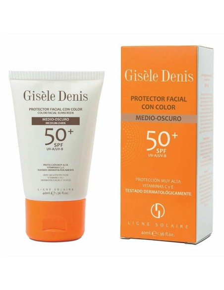 Sonnenschutz mit Farbe Gisèle Denis SPF 50+ Medium Dark (40 ml) | Tienda24 Tienda24.eu