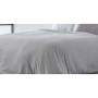 Housse de Couette Naturals ELBA Gris clair Lit 1 persone (150 x 220 cm) de Naturals, Couettes et housses de couette - Réf : S...