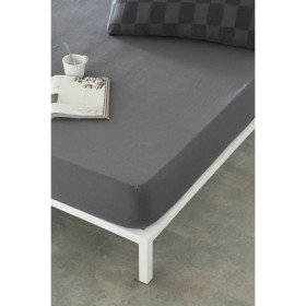 Drap housse Naturals ELBA Gris foncé 150 x 200 (Gran lit 2 persones) Naturals - 1