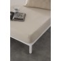 Sábana Bajera Ajustable Naturals ELBA Beige 90 x 190/200 cm (Cama de 90) de Naturals, Sábanas y fundas de almohada - Ref: S28...