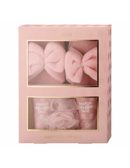 Conjunto de Banho Marsh Mallow Tale IDC Institute Cor de Rosa (3 pcs) | Tienda24 Tienda24.eu