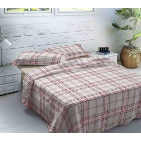 Jeu de draps Naturals TAMESIS (Lit ½ persones) de Naturals, Draps et taies d'oreiller - Réf : S2807506, Prix : 31,52 €, Remis...