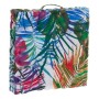 Cushion DKD Home Decor 8424001666423 Ocean Polyester Aluminium Multicolour Tropical Leaf of a plant (43 x 43 x 7 cm) by DKD H...