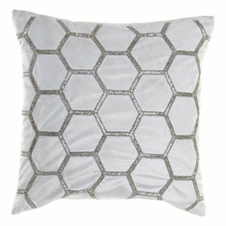 Cojín DKD Home Decor Terciopelo Geométrico (45 x 45 cm) de DKD Home Decor, Cojines - Ref: S3006987, Precio: 15,92 €, Descuent...