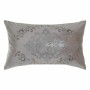 Cushion DKD Home Decor Grey Velvet Polyester Pink (50 x 30 cm) by DKD Home Decor, Cushions - Ref: S3006992, Price: 14,04 €, D...