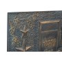 Decoração de Parede DKD Home Decor Cobre 60 x 4 x 40 cm (2 Unidades) (2 pcs) de DKD Home Decor, Adornos - Ref: S3007612, Preç...