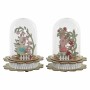 Décoration lumineuse DKD Home Decor Aluminium Verre Shabby Chic 14,5 x 14,5 x 18 cm (2 Unités) | Tienda24 - Global Online Shop Tienda24.eu