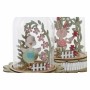 Décoration lumineuse DKD Home Decor Aluminium Verre Shabby Chic 14,5 x 14,5 x 18 cm (2 Unités) | Tienda24 - Global Online Shop Tienda24.eu