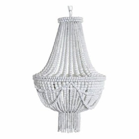 Ceiling Light DKD Home Decor White Metal MDF Wood 40 W 220 V 50 x 50 x 128 cm by DKD Home Decor, Pendant Lights - Ref: S30091...